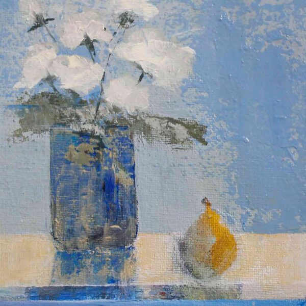 White Roses and Pear